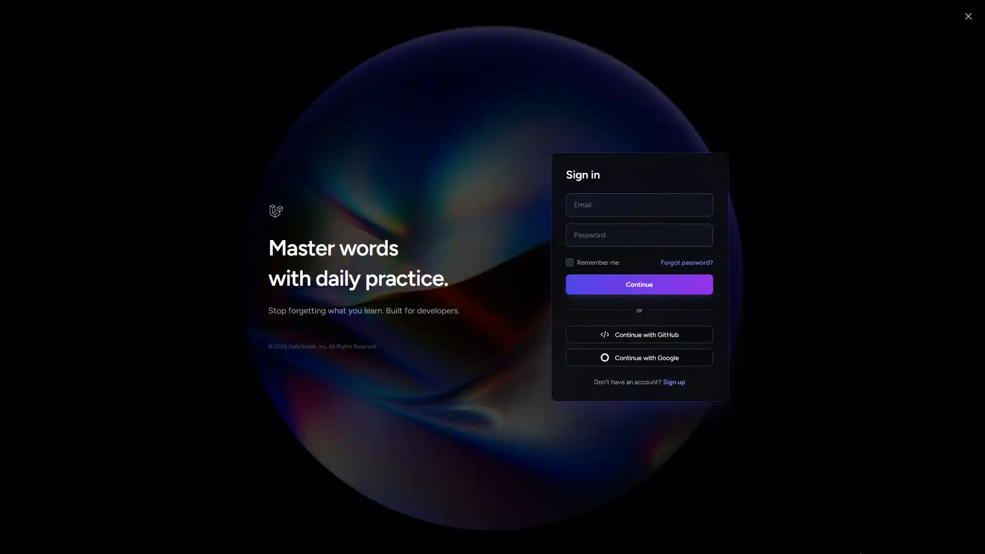 Daily Vocabulary Learning App - 1